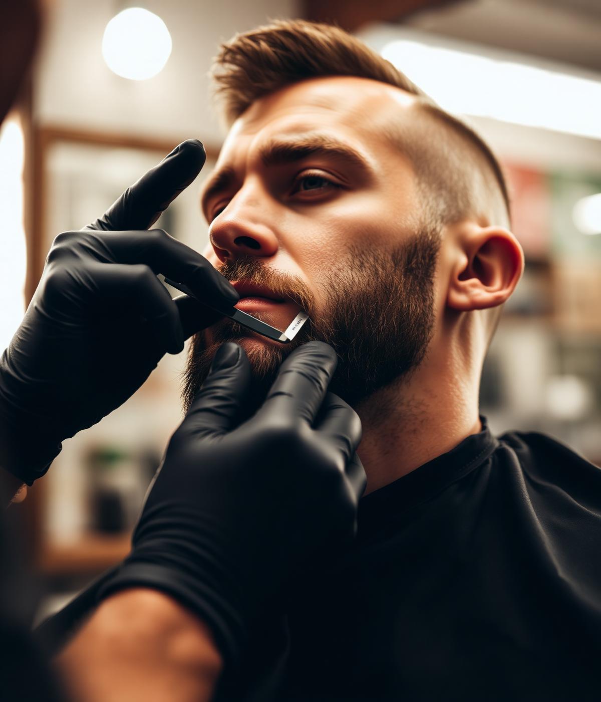 Stylist bei der Arbeit
